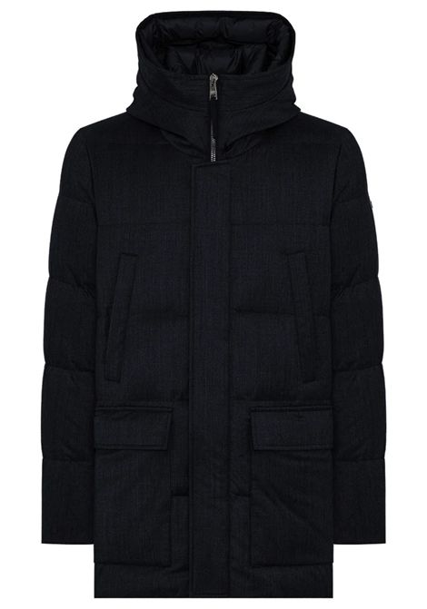 DUNO Parka Piumino Donbart Uomo Navy Scuro in Pura Lana DUNO | Parka | DONBART BOLZANO845